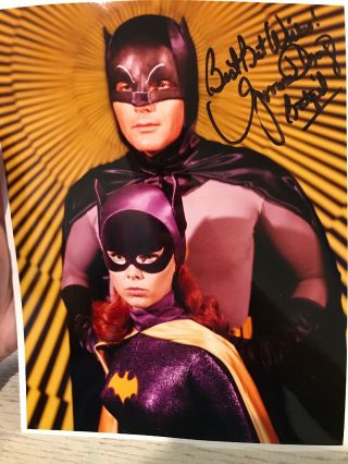 Yvonne Craig Batgirl Hand Signed Autograph Photo 8x10 Color (batman)