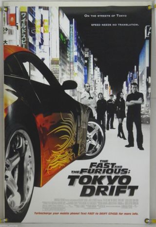 The Fast And The Furious: Tokyo Drift Ds Rolled Orig 1sh Movie Poster (2006)
