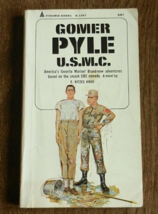Gomer Pyle U.  S.  M.  C.  Paperback Book Vintage (1966)