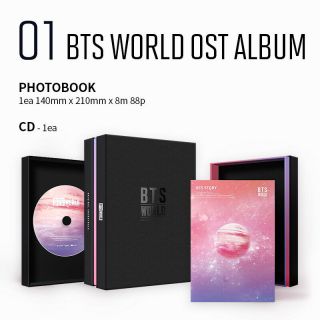 KPOP Idol BTS (防彈少年團) Official Goods BTS World OST Limited Edition Package 2