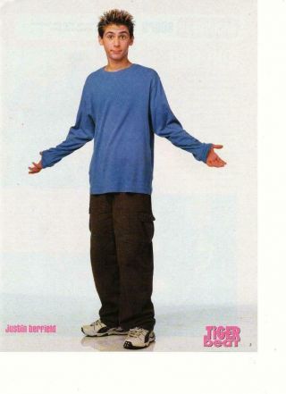 Justin Berfield Pinup Clipping 1990 