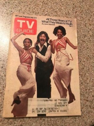 Rare Tv Guide Canada 1975 Cover: Tony Orlando And Dawn