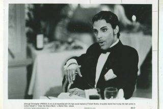 Prince - " Under The Cherry Moon " 1986 Press Photo Mbx16