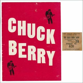 Chuck Berry 1964 Odeon Southend On Sea Concert Programme & Ticket Stub (uk)