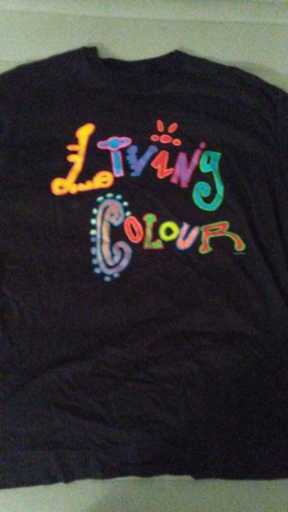 Living Colour 1991 Summer Concert T - Shirt Xl