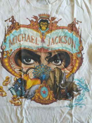 Michael Jackson Dangerous Concert T Shirt 1992 - 93 World Tour