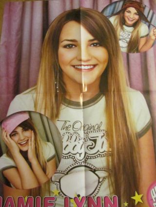 Jamie Lynn Spears,  Chris Brown,  Double Four Page Centerfold Poster