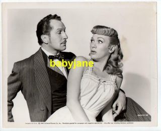 Vincent Price Eve Arden 8x10 Photo 1949 Curtain Call At Cactus Creek