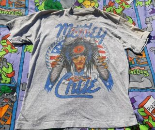 Motley Crue 1987 Band Shirt Shirt Girls Girls Girls Medium T - Shirt Shirt Rock