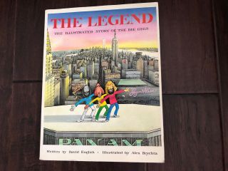 Rare.  Bee Gees “the Legend” Illustrated Story Of The Bee Gees.