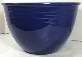 Vintage Fiesta Mixing Bowl 7 Cobalt Blue Fiestaware Large 11 X 7