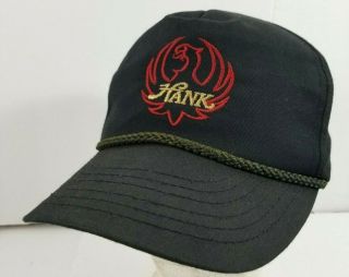 Hank Williams Jr Vintage Corded Snapback Tour Hat 80s Made In Usa Bocephus