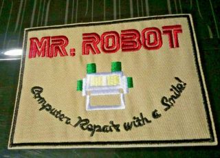 MR.  ROBOT IRON - ON PATCH 4.  25 