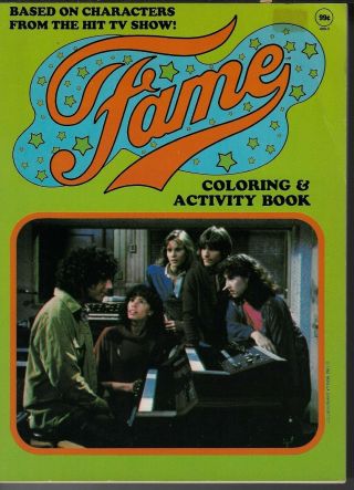 1983 Hit Tv Show Fame Coloring & Activity Book.