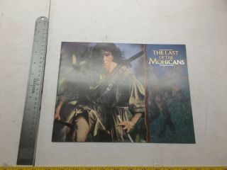 Vhs Ad 6 Movie Video Theater Color Book Poster 1993 Fox The Last Of The Mohicans