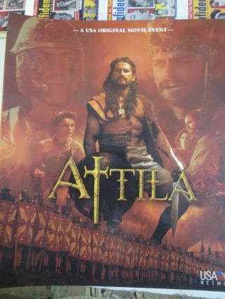Attilla Press Kit (usa Network 2001) The Hun Romanticized Starring Gerard Butler