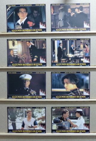 A Few Good Men Tom Cruise,  Demi Moore,  Jack Nicholson Lobby Set Spain 1992