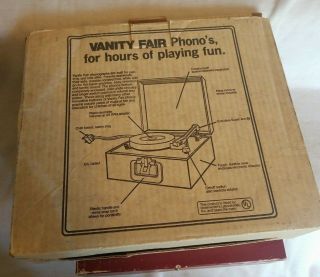 Young Michael Jackson Record Player Phonograph With The Factory Box 8
