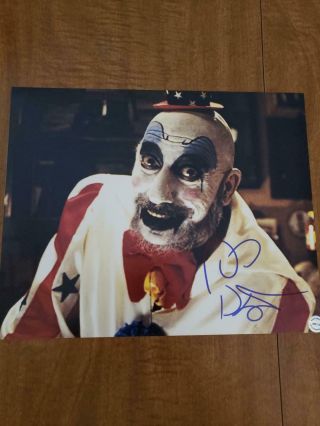 Sid Haig Hand Signed 8x10 Photo - Horror Actor Autograph Captain Spaulding W