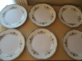 Set Of 11 Vintage Dinner Plates Noritake Gainsboro Pattern 9 3/4 "