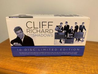 Cliff Richard & The Shadows 10 Disc Limited Edition Box Set - Rare