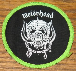 Motorhead Vintage Cir 1981 Embroidered Woven Colth Sewing Sew On Patch