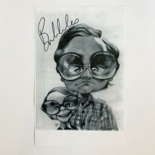 Bubbles Trailer Park Boys Signed Autographed Poster 17” X 11”
