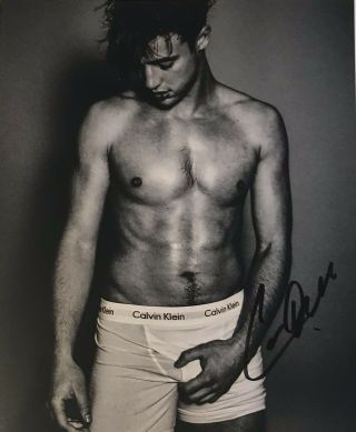 Cameron Dallas Signed Autographed 8x10 B X W Photo Shirtless Sexy