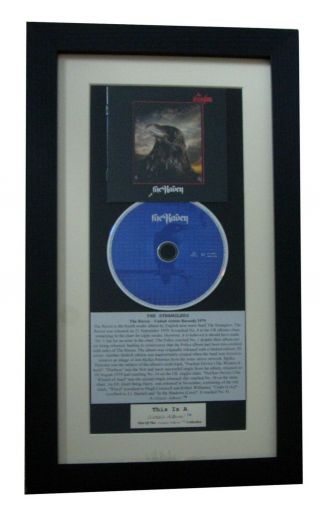 Stranglers The Raven Classic Cd Gallery Quality Framed,  Express Global Ship,  Punk