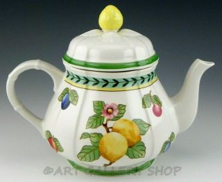 Villeroy & Boch Germany 1748 French Garden Fleurence Tea Pot Teapot 4 Cup