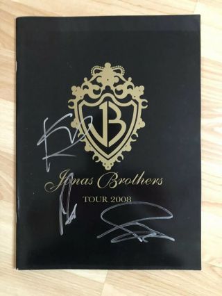 Jonas Brothers When You Look Me In The Eyes Tour Book Autographed