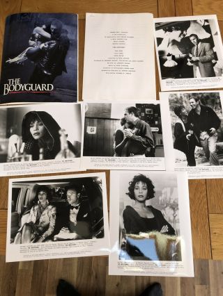 Complete Press Kit Promo 10 " X8 " Whitney Houston The Bodyguard 1992