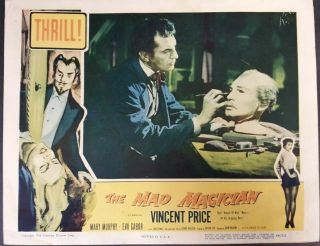 " The Mad Magician ",  1954 Vincent Price Lobby Card