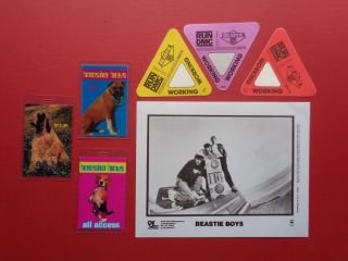 Beastie Boys,  Promo Photo,  6 Backstage Passes,  Rare Tour Originals