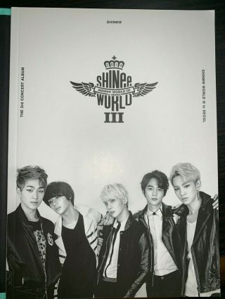 Shinee World III in Seoul CD Good The 3rd Concert Album 2CD Rare OOP 2 Bumped 7