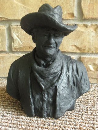 Small John Wayne Bust Statue