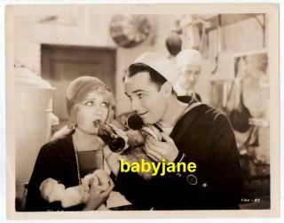 William Haines Anita Page 8x10 Photo Sailor Drinks Coke 1929 Navy Blues
