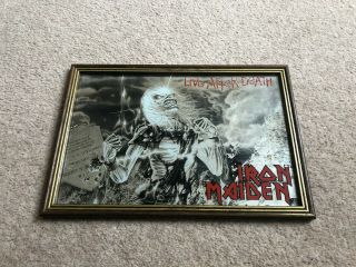 Iron Maiden - Live After Death Mirror - Rare And Vintage