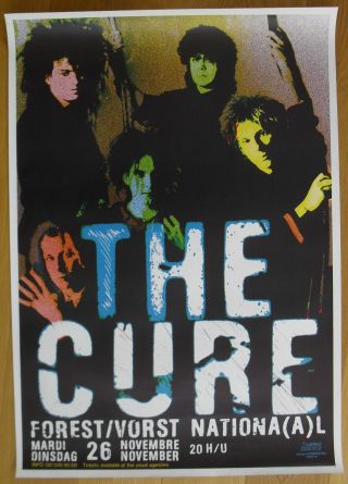 The Cure Concert Poster 