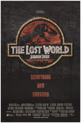 The Lost World: Jurassic Park 1997 27x40 Orig Movie Poster Fff - 74434 Rolled