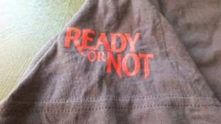 READY OR NOT 2019 MOVIE T SHIRT - Size Large - Studio Promo of this Horror Movie 3