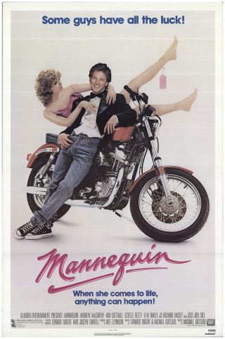 Mannequin 1987 27x40 Orig Movie Poster Fff - 73590 Rolled Fine,  Very Good