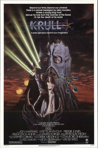 Krull 1983 27x41 Orig Movie Poster Fff - 57365 Fine,  Very Good Freddie Jones