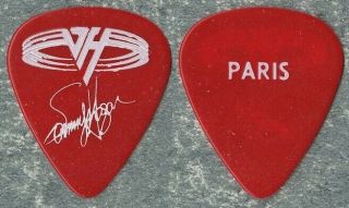 Van Halen 1993 Right Here,  Right Now Concert Tour Sammy Hagar Paris Guitar Pick
