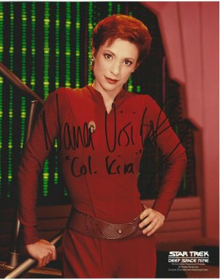 Nana Visitor Signed & Inscribed Star Trek Deep Space Nine Kira Nerys 8x10 Photo