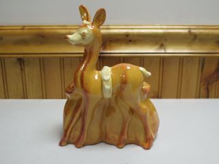 Htf Scarce Royal Haeger Rudolph The Red Nosed Reindeer Planter R - 766 1949