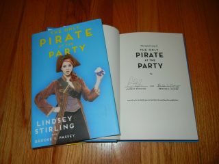 Lindsey Stirling Signed Autograph " Pirate Of The Party " Book Violinist/singer