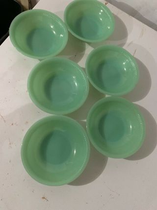Jadeite Fire King Bowls (6)