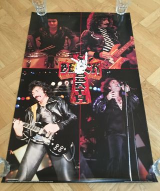 Black Sabbath 1982 Dio Pace 100/3341 Large Poster 87 X 57 Cm Vintage Rare