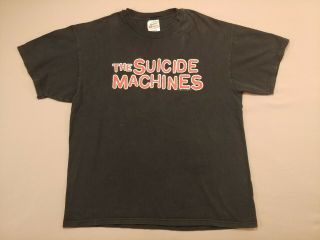 Vintage 1996 The Suicide Machines 2 - Sided T Shirt Sz Large Alternative Punk Rock